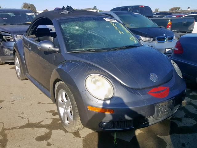 3VWSF31Y46M307543 - 2006 VOLKSWAGEN NEW BEETLE ნაცრისფერი ფოტო 1