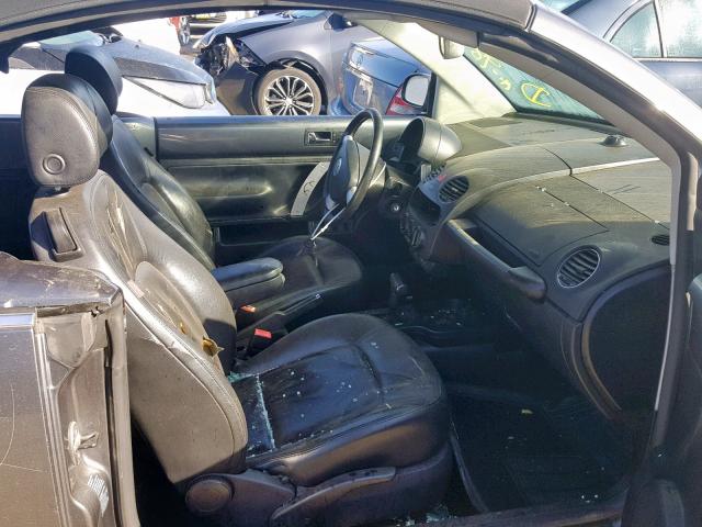 3VWSF31Y46M307543 - 2006 VOLKSWAGEN NEW BEETLE ნაცრისფერი ფოტო 5