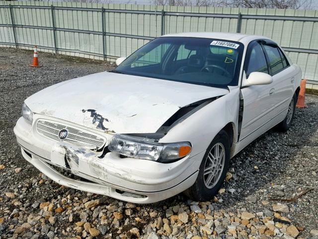 2G4WB52K831133061 - 2003 BUICK REGAL LS WHITE photo 2