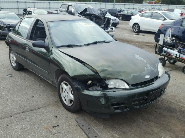 1G1JC524317142014 - 2001 CHEVROLET CAVALIER B GREEN photo 1