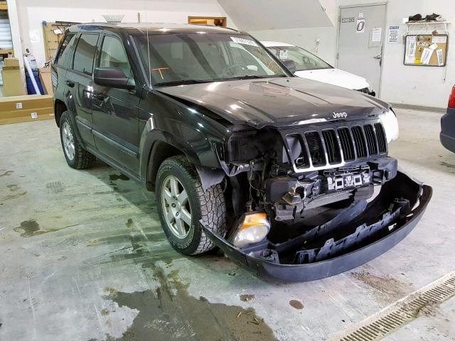 1J8GR48K28C182370 - 2008 JEEP GRAND CHER BLACK photo 1