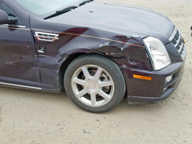 1G6DW67V880204029 - 2008 CADILLAC STS PURPLE photo 9