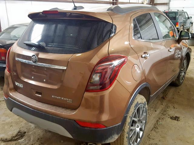 KL4CJ2SMXHB183701 - 2017 BUICK ENCORE SPO BROWN photo 4