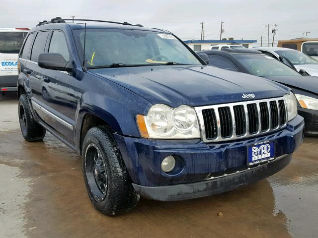 1J4HR58N15C530855 - 2005 JEEP GRAND CHER BLUE photo 1