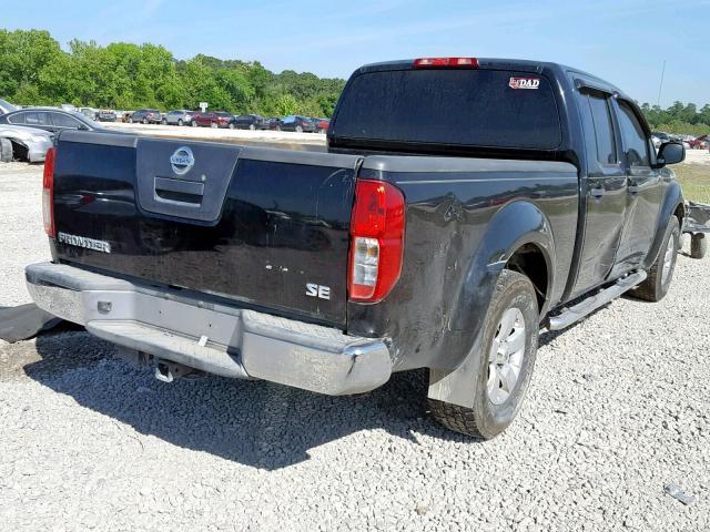 1N6AD0FR4AC411283 - 2010 NISSAN FRONTIER C BLACK photo 4