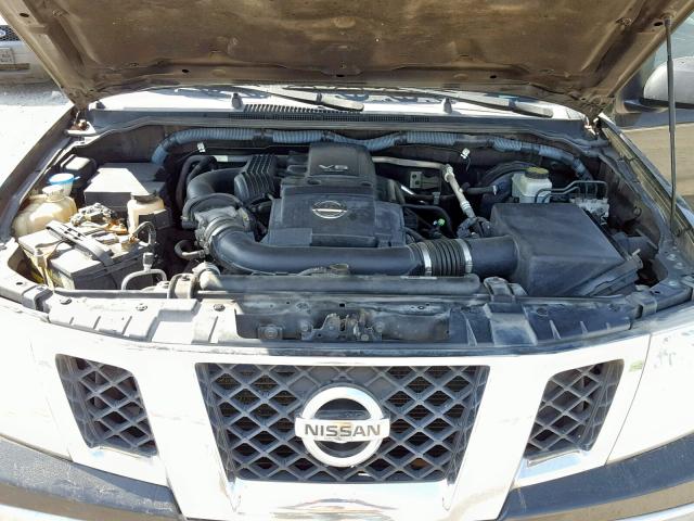 1N6AD0FR4AC411283 - 2010 NISSAN FRONTIER C BLACK photo 7