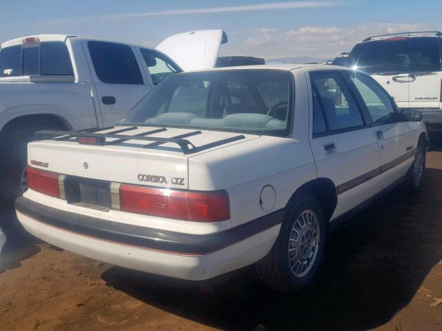 1G1LZ54TXLE145101 - 1990 CHEVROLET CORSICA LT WHITE photo 4