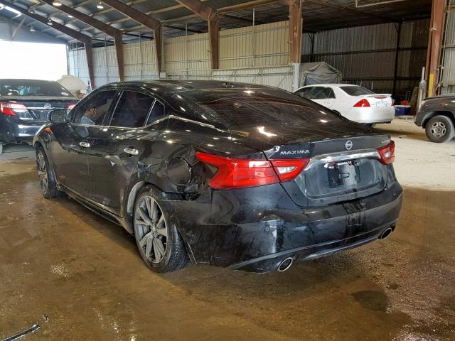 1N4AA6AP7HC435873 - 2017 NISSAN MAXIMA 3.5 BLACK photo 3