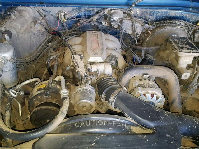 1GNDT13WXP2165090 - 1993 CHEVROLET BLAZER S10 BLUE photo 7