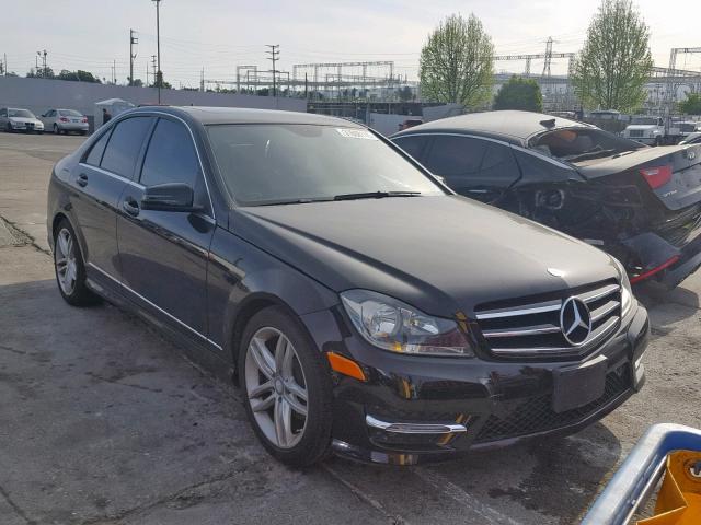 WDDGF4HB1EA934346 - 2014 MERCEDES-BENZ C 250 BLACK photo 1