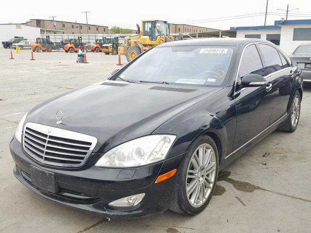 WDDNG71X68A175595 - 2008 MERCEDES-BENZ S 550 BLACK photo 2