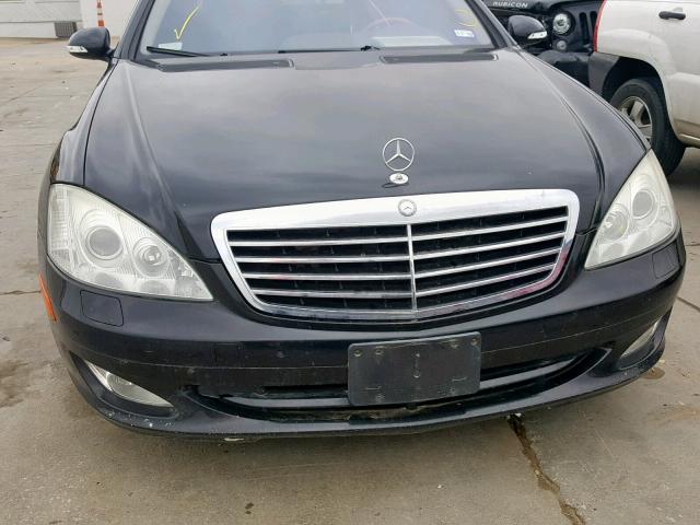 WDDNG71X68A175595 - 2008 MERCEDES-BENZ S 550 BLACK photo 9