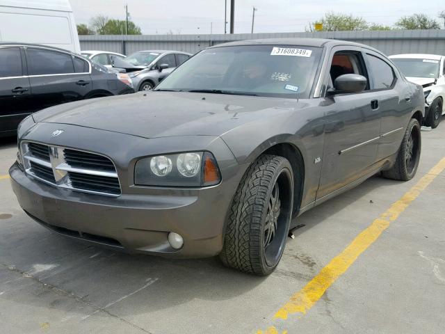 2B3CA3CV4AH107148 - 2010 DODGE CHARGER SX BROWN photo 2