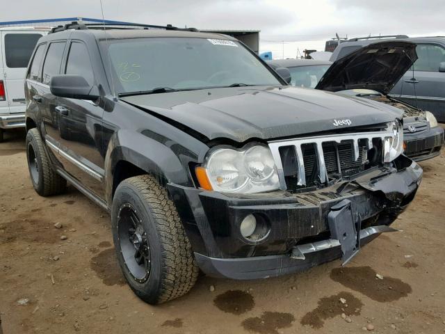 1J4HR58216C316570 - 2006 JEEP GRAND CHER BLACK photo 1