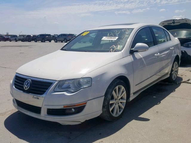 WVWJK7AN4AE139490 - 2010 VOLKSWAGEN PASSAT KOM WHITE photo 2