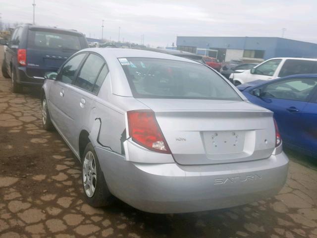 1G8AJ52F34Z207302 - 2004 SATURN ION LEVEL SILVER photo 3