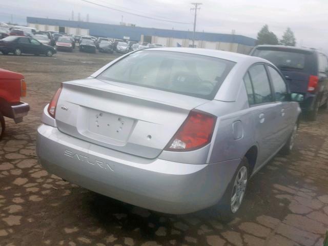 1G8AJ52F34Z207302 - 2004 SATURN ION LEVEL SILVER photo 4
