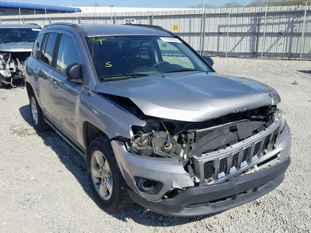 1C4NJCBA8ED882741 - 2014 JEEP COMPASS SP ვერცხლისფერი ფოტო 1