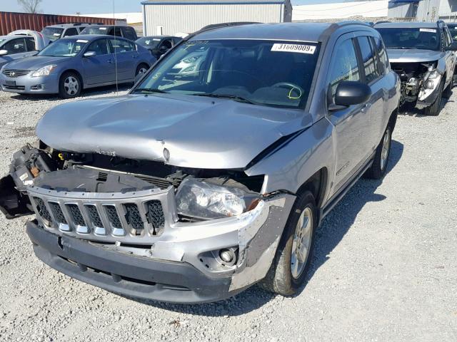 1C4NJCBA8ED882741 - 2014 JEEP COMPASS SP ვერცხლისფერი ფოტო 2