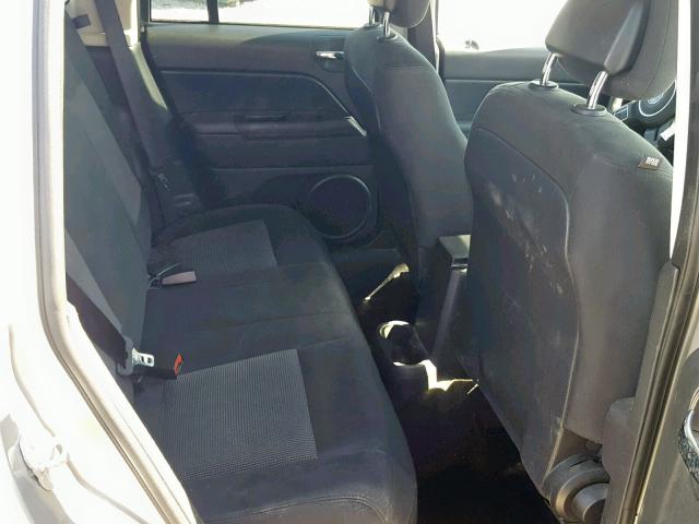 1C4NJCBA8ED882741 - 2014 JEEP COMPASS SP ვერცხლისფერი ფოტო 6