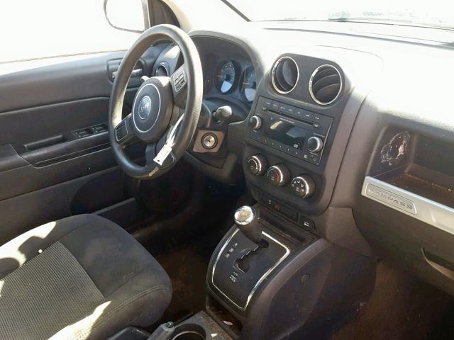 1C4NJCBA8ED882741 - 2014 JEEP COMPASS SP ვერცხლისფერი ფოტო 9