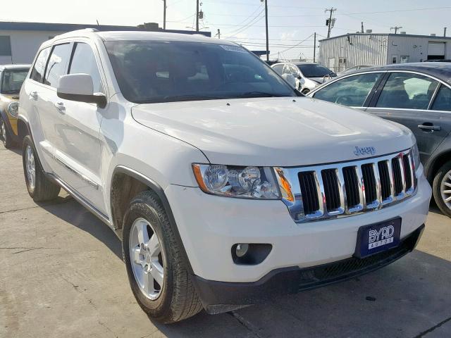 1C4RJEAG7CC227976 - 2012 JEEP GRAND CHER WHITE photo 1