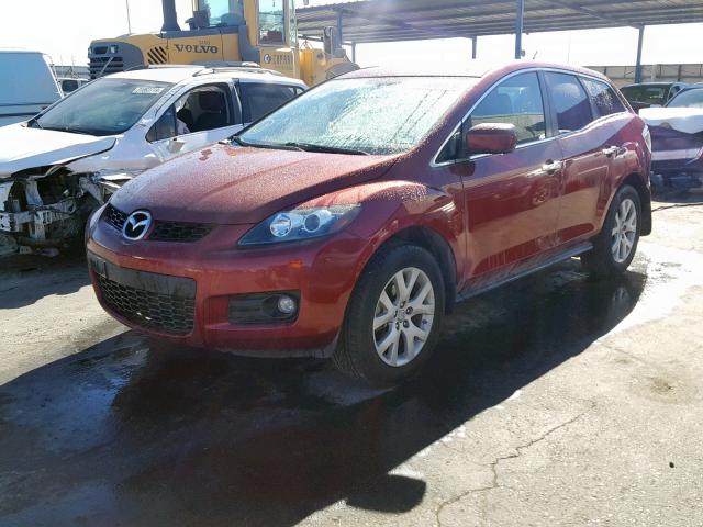 JM3ER293070105059 - 2007 MAZDA CX-7 RED photo 2