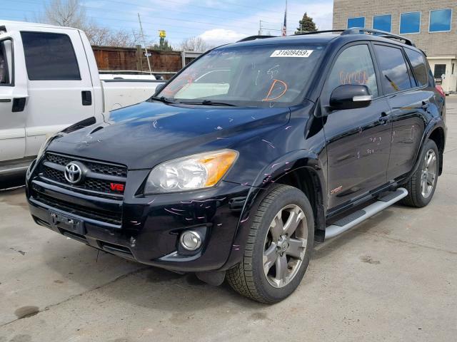 JTMBK32V695074925 - 2009 TOYOTA RAV4 SPORT BLACK photo 2