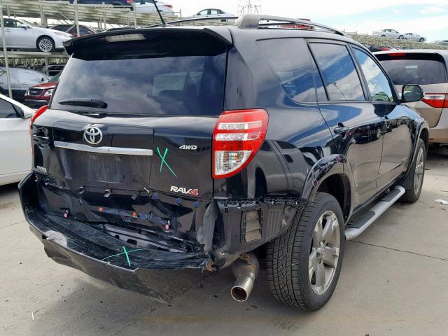 JTMBK32V695074925 - 2009 TOYOTA RAV4 SPORT BLACK photo 4