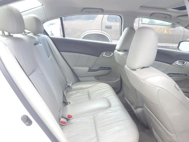 19XFB2F93CE055284 - 2012 HONDA CIVIC EXL თეთრი ფოტო 6