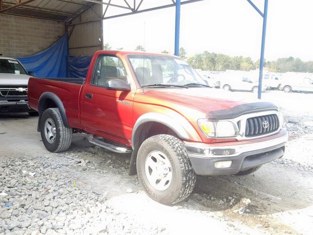 5TENM92N52Z142290 - 2002 TOYOTA TACOMA PRE BURGUNDY photo 1