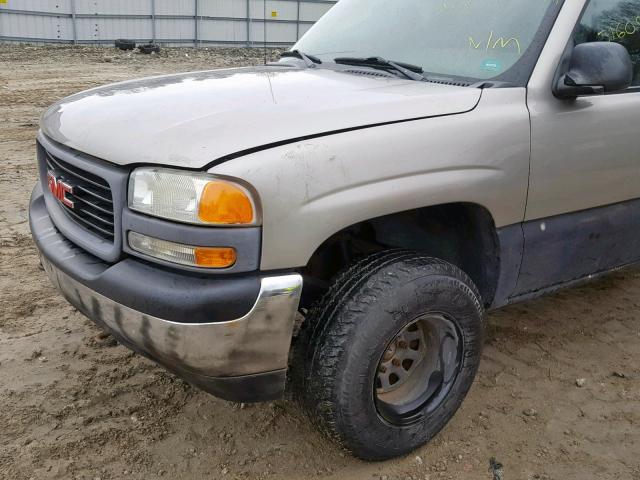 2GTEK19V0Y1137587 - 2000 GMC NEW SIERRA TAN photo 9