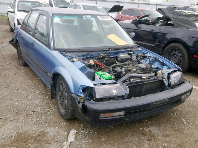 JHMED3544MS032868 - 1991 HONDA CIVIC DX BLUE photo 1