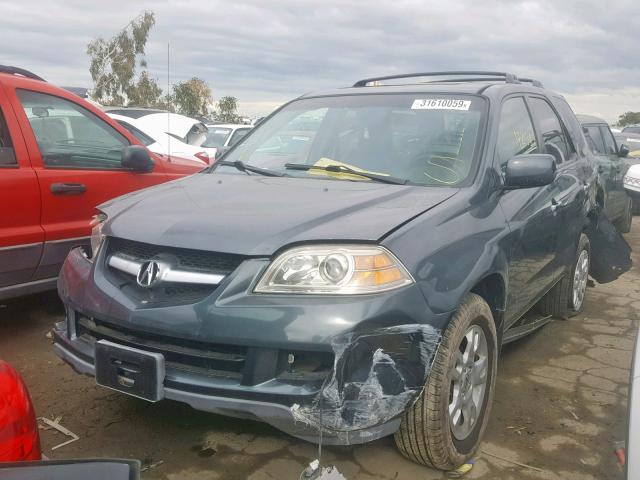 2HNYD18945H512454 - 2005 ACURA MDX TOURIN GRAY photo 2