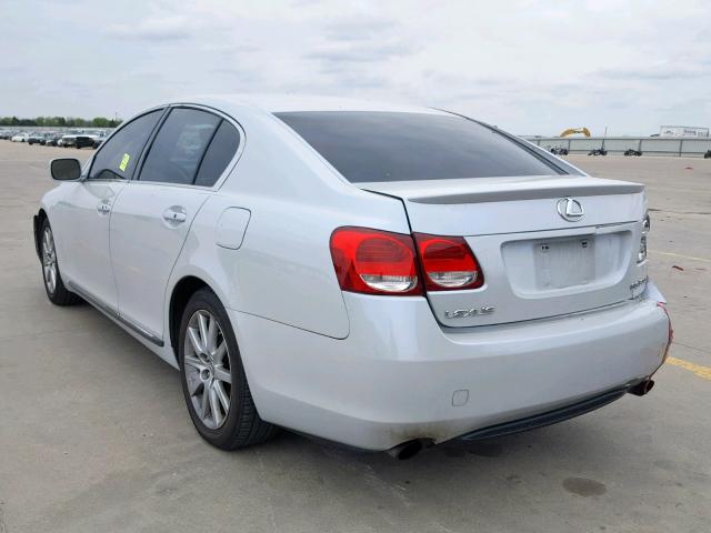 JTHBH96S865030498 - 2006 LEXUS GS 300 WHITE photo 3