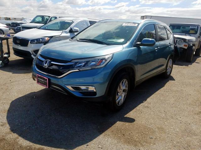 2HKRM3H76FH537465 - 2015 HONDA CR-V EXL  photo 2