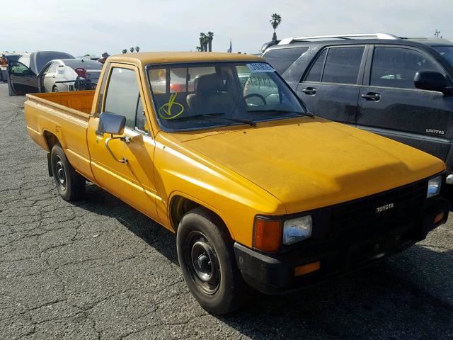 JT4RN55E4G0186291 - 1986 TOYOTA PICKUP 1 T YELLOW photo 1