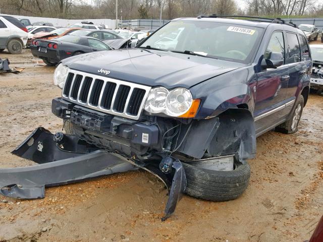 1J8HR58P79C508705 - 2009 JEEP GRAND CHER BLUE photo 2