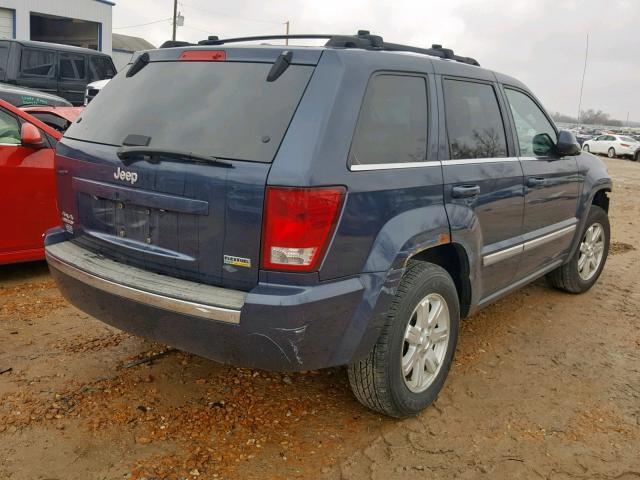 1J8HR58P79C508705 - 2009 JEEP GRAND CHER BLUE photo 4