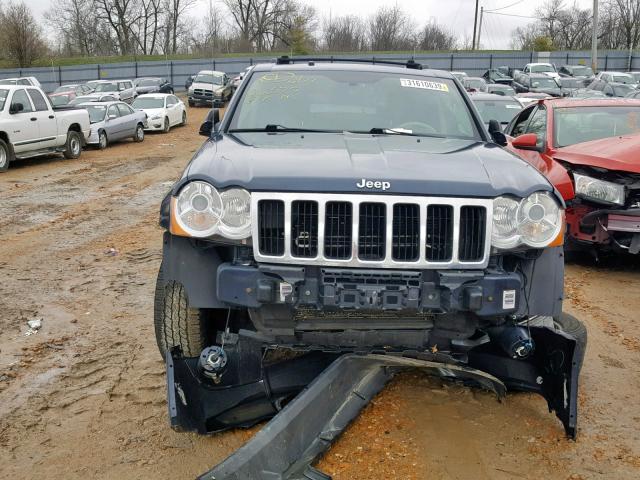 1J8HR58P79C508705 - 2009 JEEP GRAND CHER BLUE photo 9