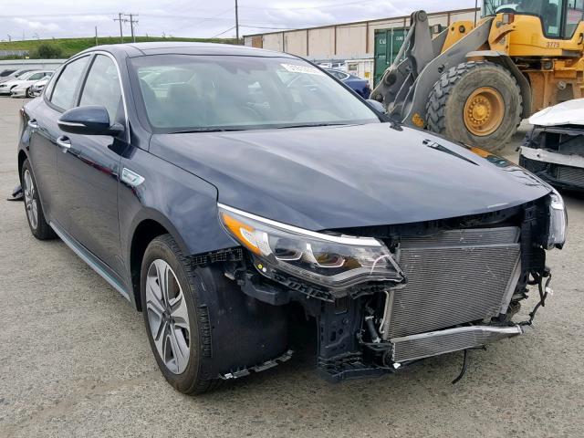 KNAGV4LD0H5017379 - 2017 KIA OPTIMA PLU BLUE photo 1