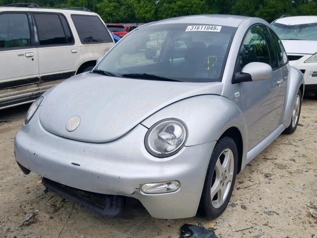 3VWBK21CX3M400184 - 2003 VOLKSWAGEN NEW BEETLE Gümüş foto 2