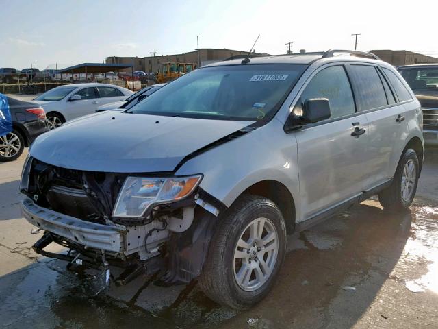 2FMDK3GC1ABB26361 - 2010 FORD EDGE SE SILVER photo 2