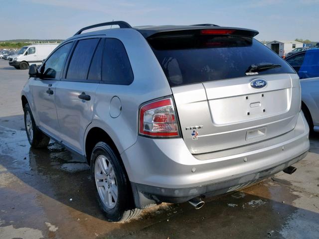 2FMDK3GC1ABB26361 - 2010 FORD EDGE SE SILVER photo 3