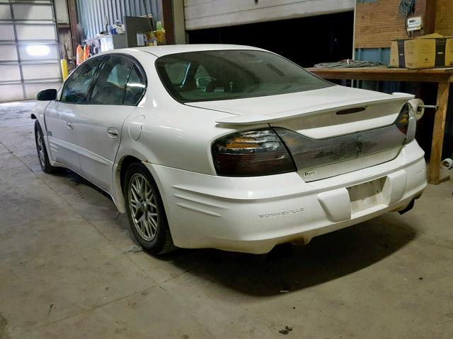 1G2HY54K314173482 - 2001 PONTIAC BONNEVILLE WHITE photo 3