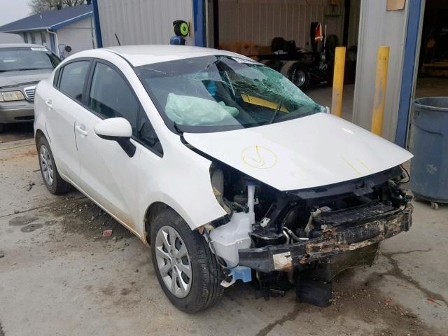 KNADM4A37G6548720 - 2016 KIA RIO LX WHITE photo 1