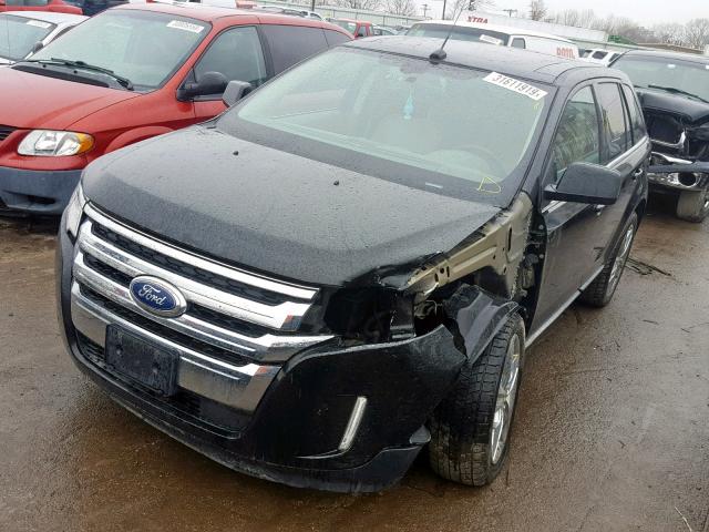 2FMDK4KC8BBA45775 - 2011 FORD EDGE LIMIT BLACK photo 2