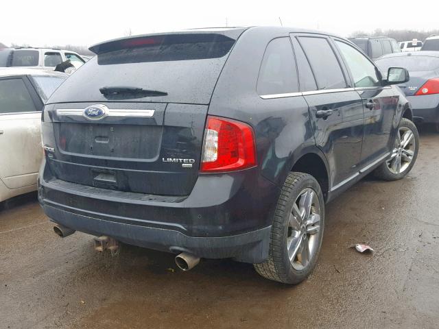 2FMDK4KC8BBA45775 - 2011 FORD EDGE LIMIT BLACK photo 4