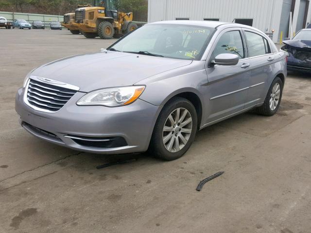 1C3CCBBB2DN714515 - 2013 CHRYSLER 200 TOURIN SILVER photo 2