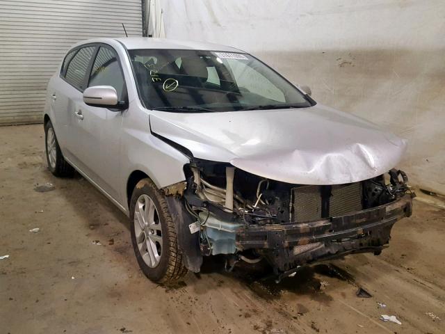 KNAFU5A29B5378512 - 2011 KIA FORTE EX SILVER photo 1